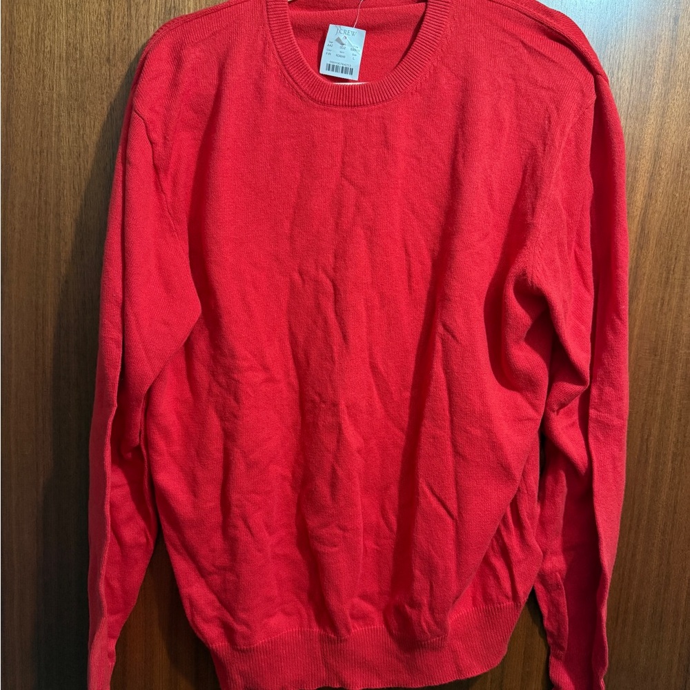 Jcrew red sweater in size Large